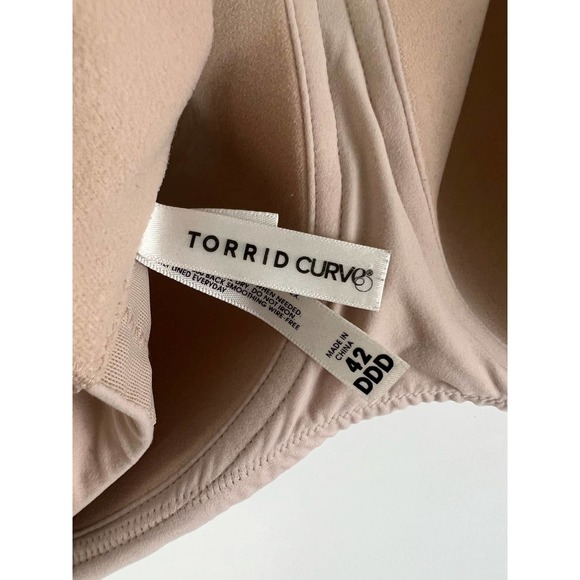 Torrid Curve Full Coverage Lightly Lined Underwide Bra Tanl Size 42DDD - Picture 3 of 3